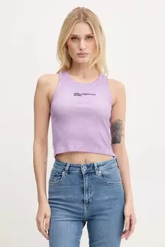 Топ Karl Lagerfeld Jeans, фиолетовый