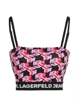 Топ Karl Lagerfeld Jeans, розовый