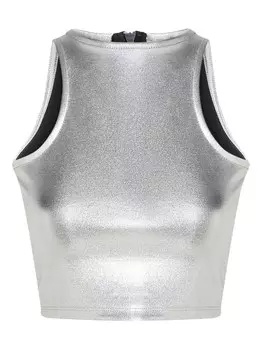 Топ KARL LAGERFELD JEANS, серебряный