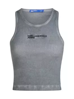 Топ KARL LAGERFELD JEANS, серый