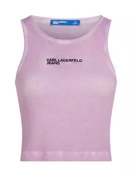 Топ KARL LAGERFELD JEANS, сиреневый