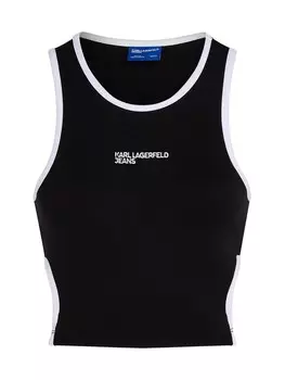 Топ KARL LAGERFELD JEANS Top, черный