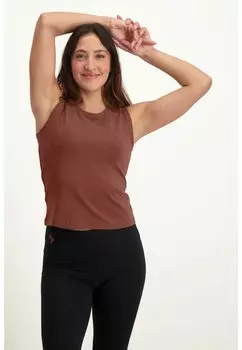 Топ KARUNA BALANCE DRY-FIT YOGA Urban Goddess, цвет mocca