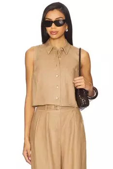 Топ Katja Hevron, taupe