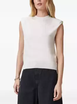 Топ Kayla без рукавов AllSaints, белый