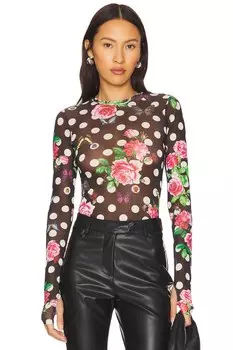 Топ Kaylee Afrm, rose dot