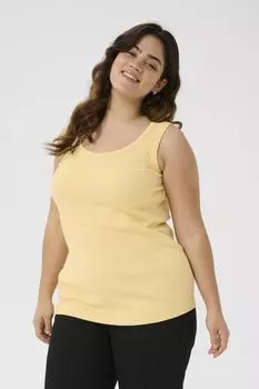 Топ KCCARINA Kaffe Curve, светло-желтый