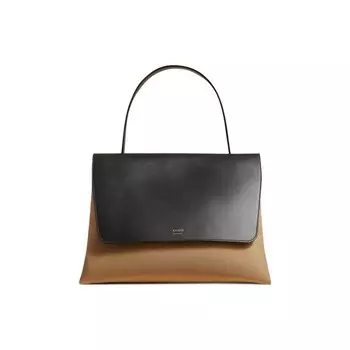 Топ Khaite Lia Large Top Handle, цвет Black/Honey