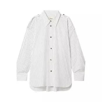 Топ Khaite Tamal Top White/Navy, белый