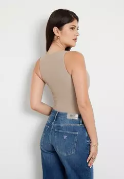 Топ KIM Guess, бежевый