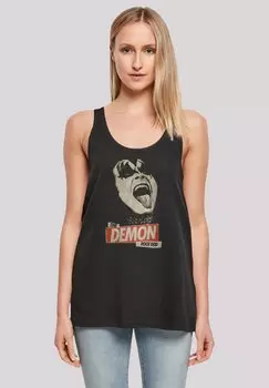 Топ KISS HARD ROCK BAND DEMON F4NT4STIC, черный
