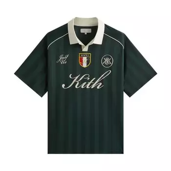 Топ Kith Shadow Stripe Marcel Soccer Top Stadium, зеленый