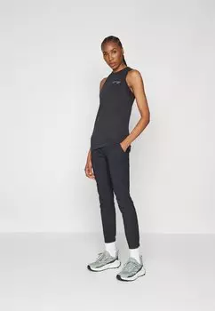 Топ Klttermusen, черный Groa Tank