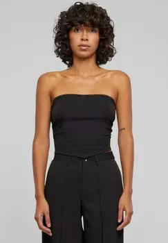Топ Knotted Bandeau Urban Classics, черный