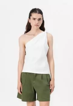 Топ KNOTTED ONE SHOULDER GAP, белый