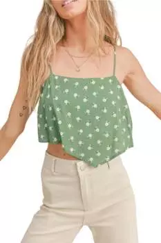 Топ-комбинезон Open Spaces Hanky Cami зеленого цвета Sadie & Sage