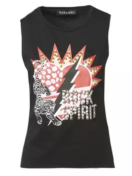 Топ KOROSHI, черный