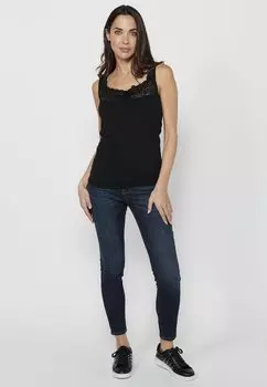 Топ Koroshi, черный