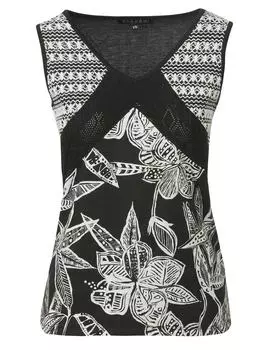 Топ KOROSHI, черный