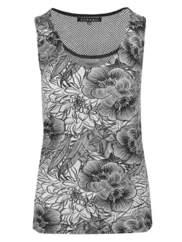 Топ KOROSHI GURTBAND, белый