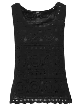 Топ KOROSHI GURTBAND, черный