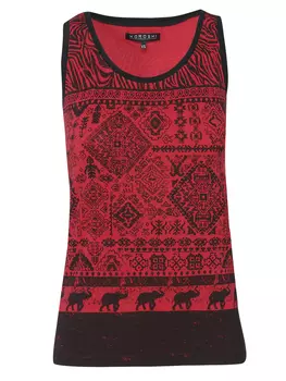 Топ KOROSHI GURTBAND, красный