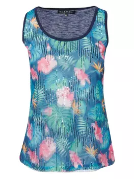 Топ KOROSHI GURTBAND, синий