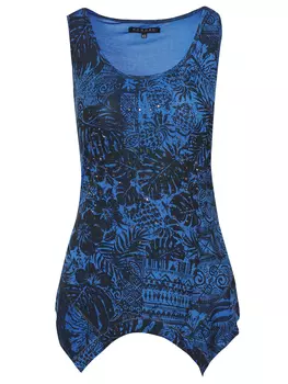 Топ KOROSHI GURTBAND, синий