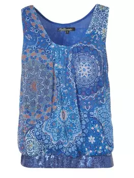 Топ KOROSHI, синий