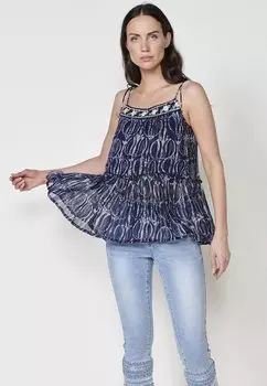 Топ Koroshi, синий