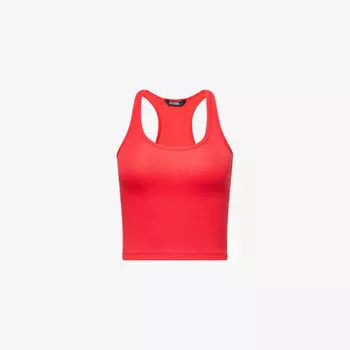 Топ короткий Ashby Splits59 с рубчиком, красный