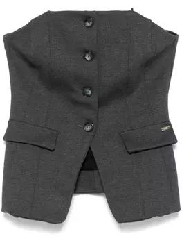 Топ-корсет Kaos, серый