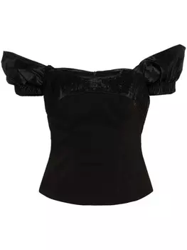 Топ-корсет Paloma с открытыми плечами V:PM ATELIER, черный