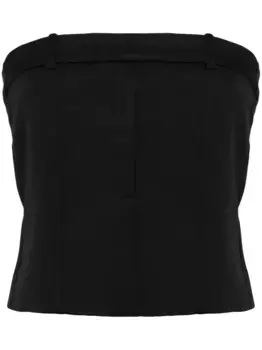 Топ-корсет строгого кроя Rhe, черный