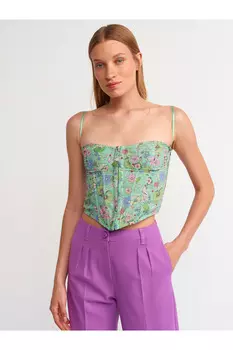 Топ-корсет-зеленый Dilvin