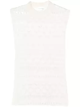 Топ Kowe рыхлой вязки Christian Wijnants, белый