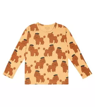 Топ крохотной вязки в рубчик из смесового хлопка Tinycottons, мультиколор