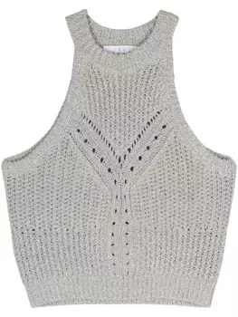 Топ крючком IRO Firoza, серый