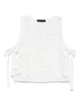 Топ крючком kaos, белый