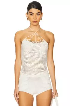 Топ крючком Nastyamasha, белый