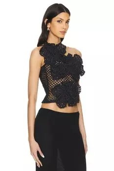 Топ крючком назанин Cult Gaia, черный