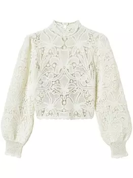 Топ крючком TWINSET, белый