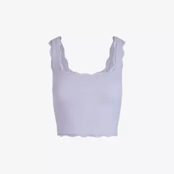 Топ кружевной Skims, лиловый