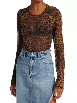 Топ Ksubi Wreck Less Wild Heart с длинными рукавами, tan