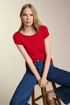 Топ Kylie с Lenzing Ecovero Baukjen, красный