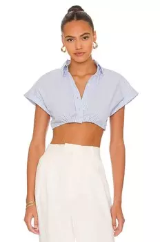 Топ L'Academie Bryn Crop, цвет Blue & White