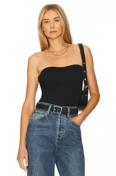 Топ L'Academie Odin Rib Tube, черный