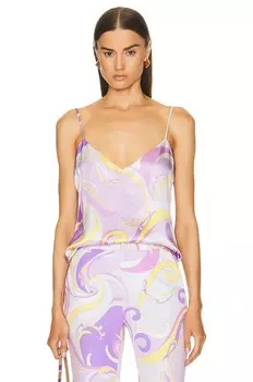 Топ L'Agence Jane Spaghetti Strap, цвет Light Orchid Multi Saint Martin