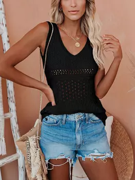 Топ LA Angels Strick, черный