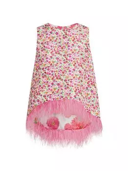 Топ La Scala с перьями из файля La DoubleJ